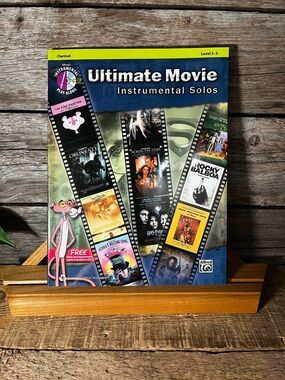 CLARINET Ultimate Movie Instrumental Solos - Like New, with demo CD